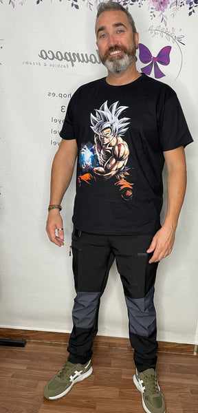 Camiseta Goku blanco