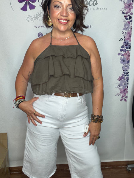 blusa Volantes