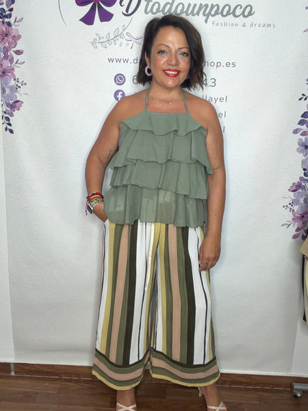 blusa Volantes