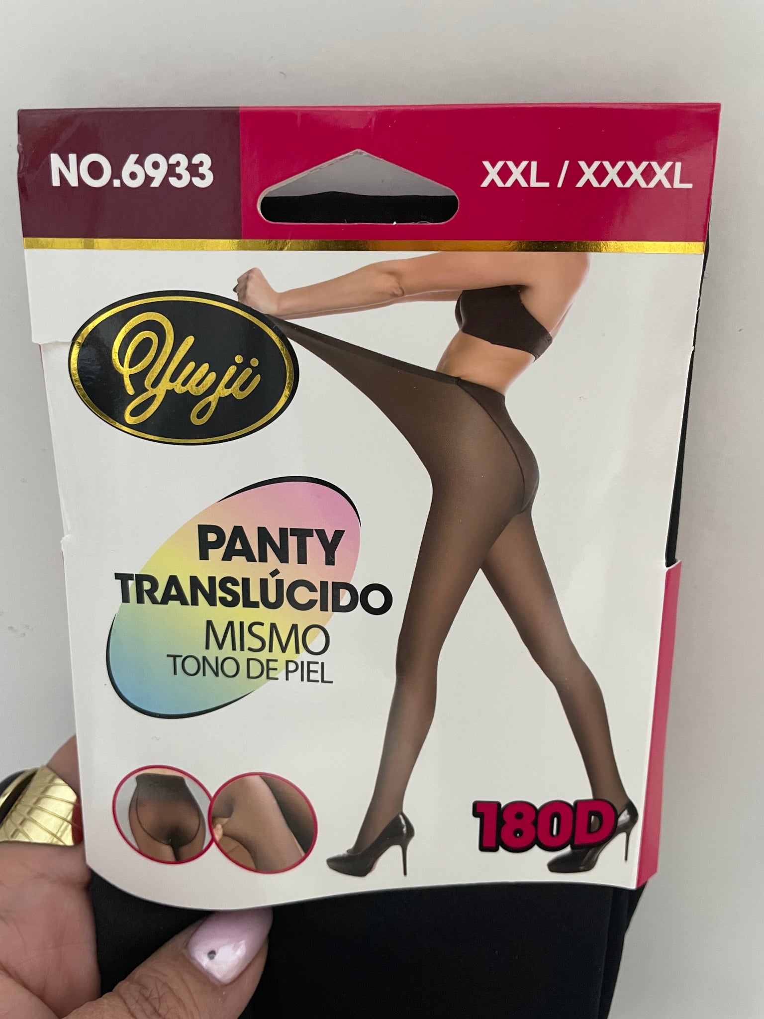 Medias traslucidas XXL