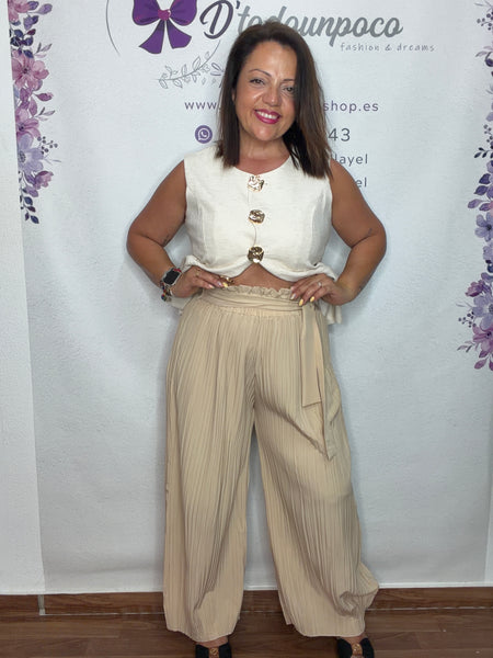 Pantalon Plisado