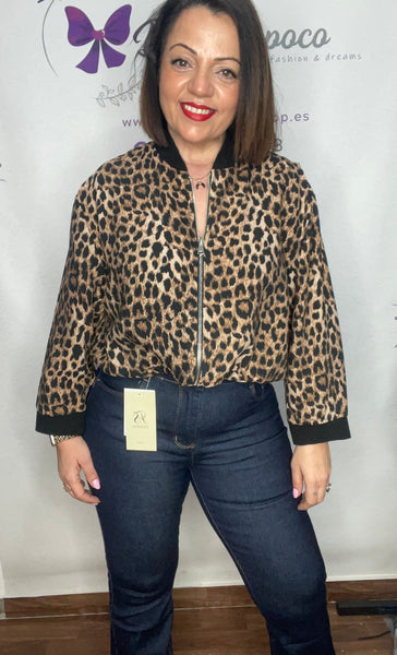 Chaqueta Bomber Print