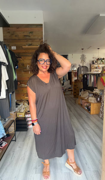 Vestido Tachuelas Plus