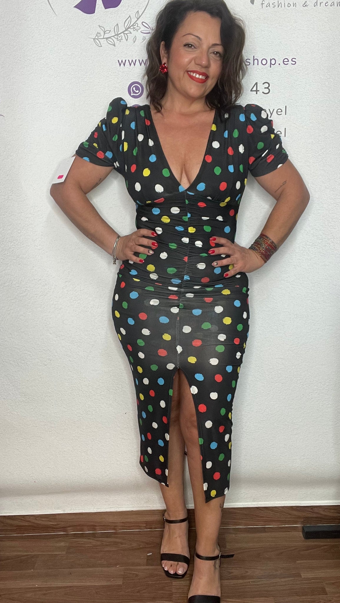Vestido Lunares