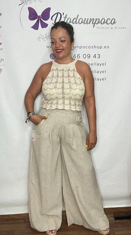 Pantalon Palazzo