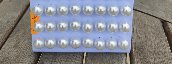 Pendientes perlas