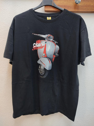 Camiseta vespa negra